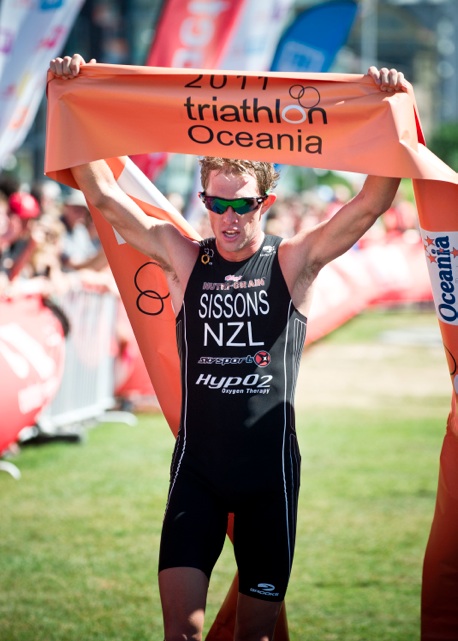 Ryan Sissons wins the Oceania Champs in 2011.
