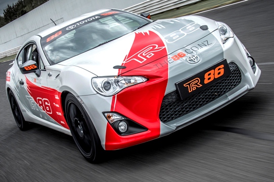Toyota's new TR 86 race car