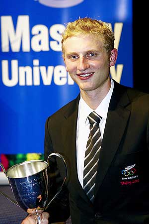 Hamish Bond won the BNZ Manawatu-Wellington  Sportsman of the Year.