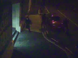 CCTV images of the offenders at the Storage King burglary in the early hours of yesterday morning.