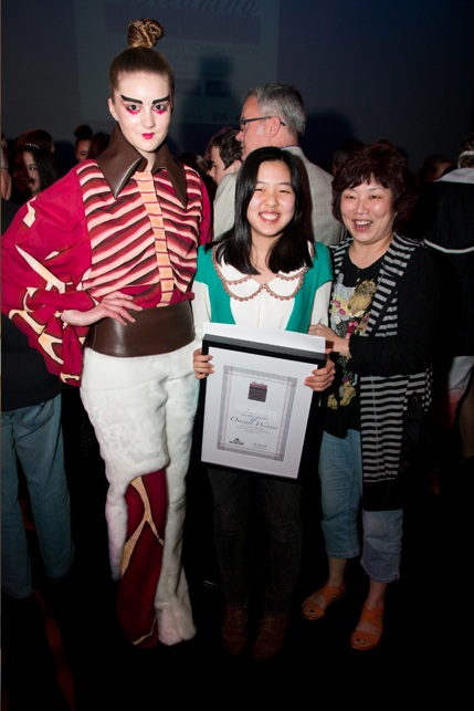 Yeonjae Choi as the 2012 Newmarket Young Fashion Designer of the Year Award Winner.