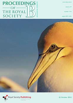 Cover of Royal Society UK journal