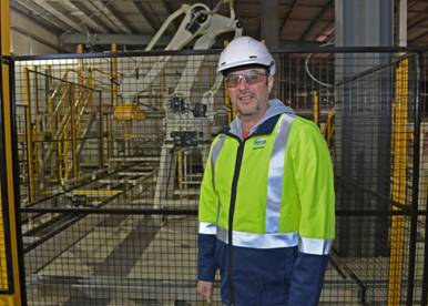 When one door closes another opens: Ex Canterbury Brewery worker Mike O'Dea is now part of the team at Fonterra Darfield.