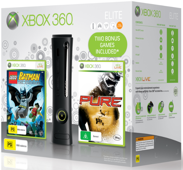 Xbox 360 Elite console comes with LEGO Batman and PURE for a limited time