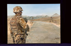 Painting by Army Artist Matt Gauldie