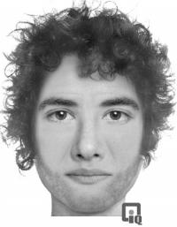 Identikit image of a man who is believed to have been in the vicinity of the Henderson construction.