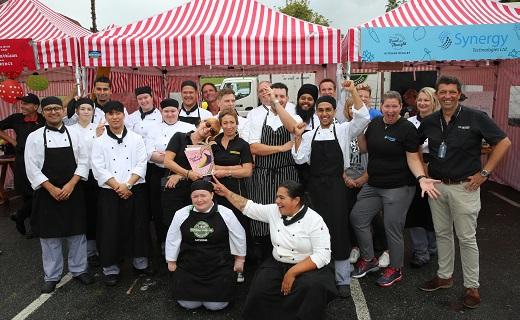 Toi Ohomai Culinary Arts Students at the Food for Thought Festival