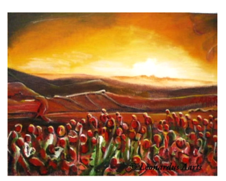 'Poppy Fields' by Leon Aarts (sold)
