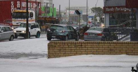 HOPEFULLY THIS DOESN'T HAPPEN: Hail Hits