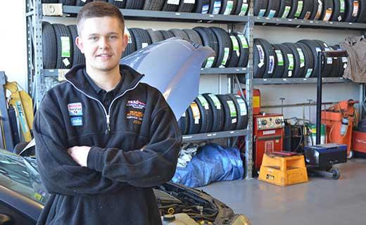 Josh Holliday-Brown, a Toi Ohomai automotive apprentice has won a $1,200 scholarship from the MTA