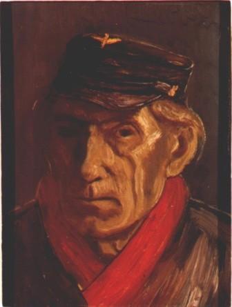 Self portrait, Nardus van de Ven. c. 1948