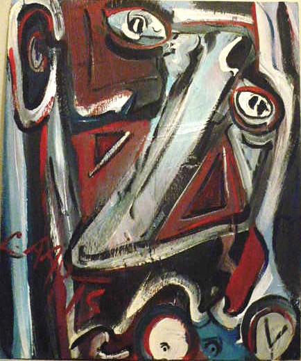 Leon Aarts – Road Rage (c. 2012, acrylics on board)