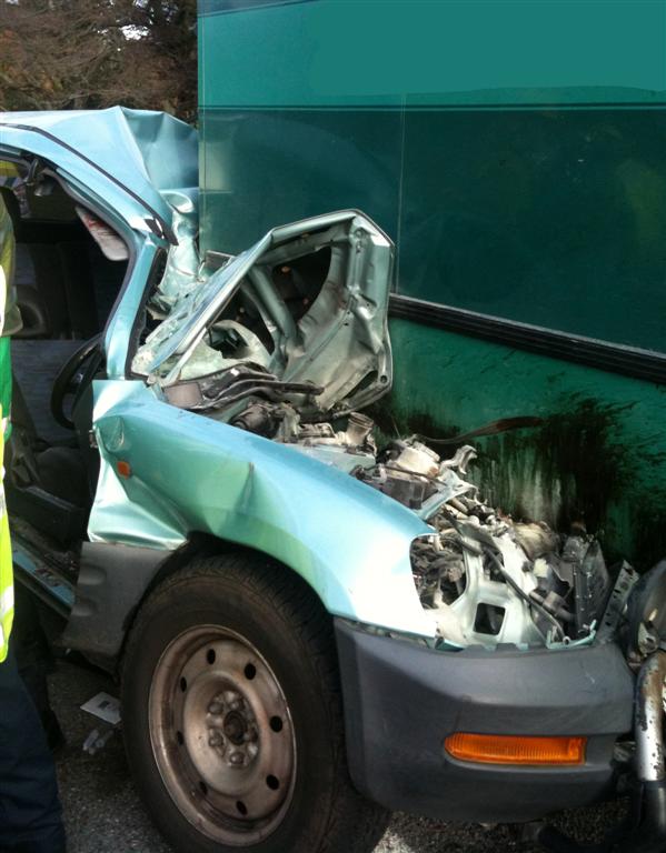 Road traffic crash on St Hwy 1, in Raumati, on the Kapiti Coast