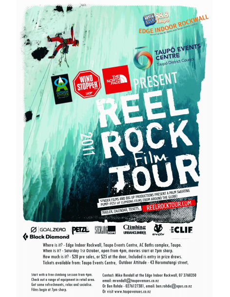 ReelRock Film Tour Poster  
