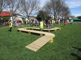 Children at Riverlands School cycle training