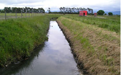 A clean, well-maintained waterway