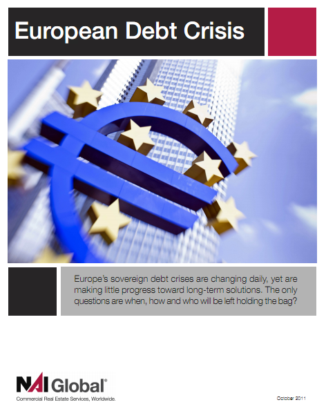 "European Debt Crisis" white paper cover.