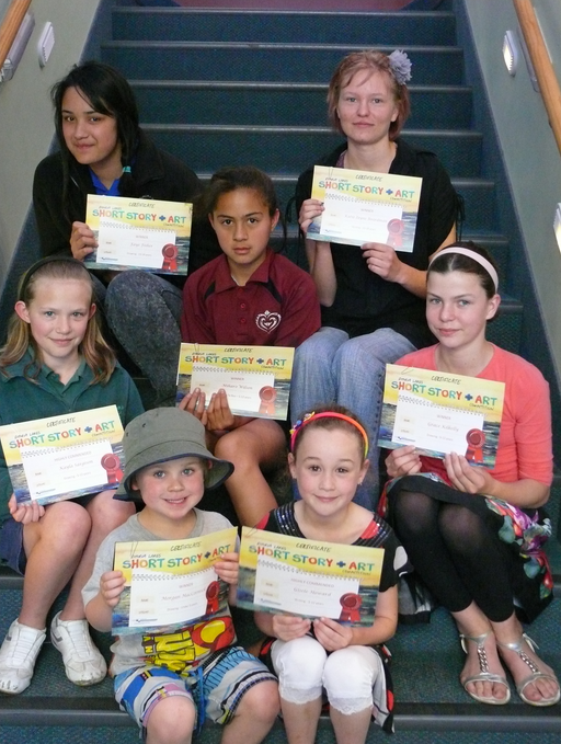 Back row (left to right) - Faye Fisher, Katie-Jane Boardman; Middle row - Kayla Sartison, Miharo Wilson, Grace Kilkelly; Front row - Morgan MacCormick, Gisele Howard.