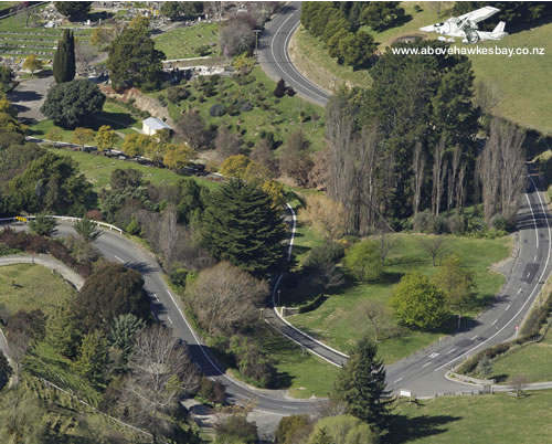 Hill section of Puketapu Road 2011.