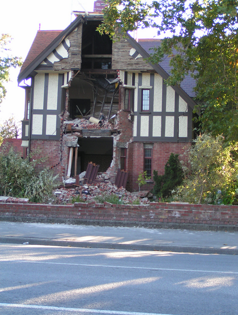 A Papanui House after February 22, 2011.