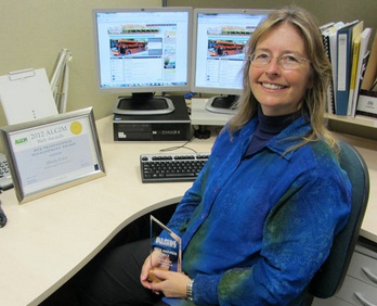Marlborough Council website administrator, Mandy Evans