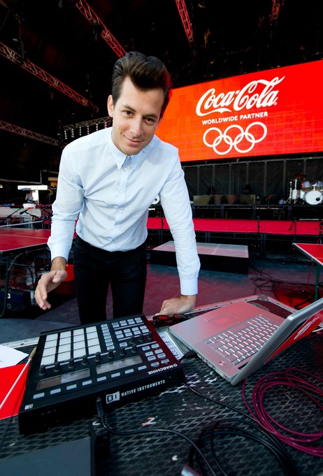 Mark Ronson at the Anywhere in the World track launch in London.