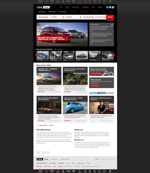 Giltrap website