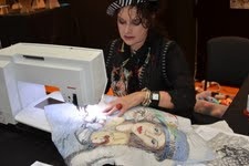 Cheryl Bridgart - machine embroidery