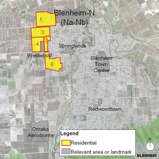 New areas for residential growth 