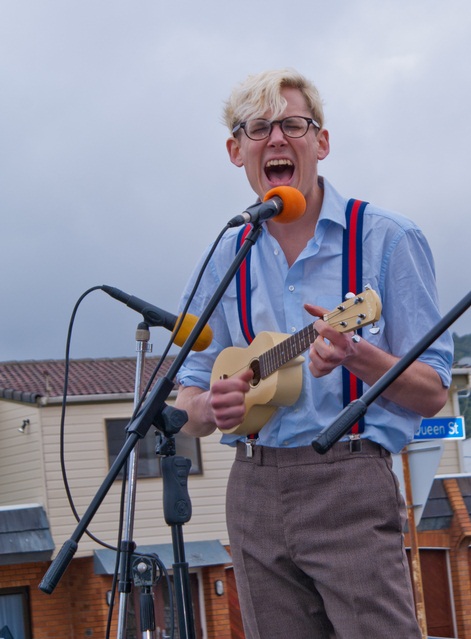 Performer at the Petone Winter Carnival