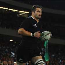 Captain Richie McCaw is New Zealand's joint most-capped player.