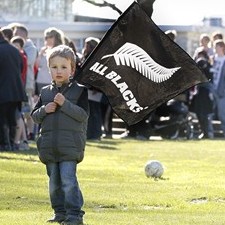 The fans love the All Blacks and the feeling is mutual