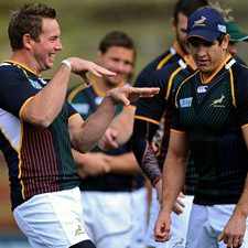Butch James (L) says the Springboks have the same focus as four years ago