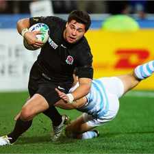 England's Ben Youngs scored the only try of the match