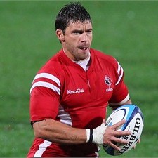 Canada's James Pritchard kicked eight points against France