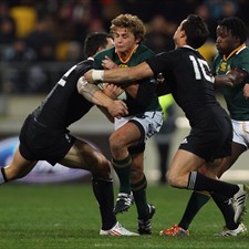 Springbok Pat Lambie, 20, will make his RWC debut against Fiji