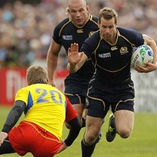 Chris Paterson was impressed with the City of Wellington Pipe Band