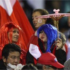 Tonga and Japan support their team at Northland Events Centre in Whangarei