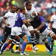 Fiji and Samoa came face to face at Eden Park in a RWC 2011 pool match