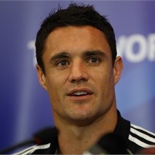 All Black Dan Carter puts a brave face before the world's media
