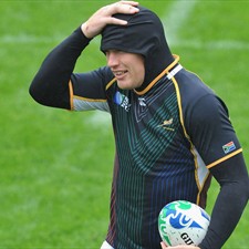 Schalk Burger is braced for wet and windy weather at Wednesday's training