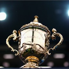 The Webb Ellis Cup, what the teams will be playing for in 2015.