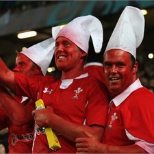 Welsh fans were vocal throughout the 21-18 defeat to Australia in the Bronze Final