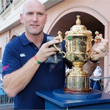 RWC 2003 winner Lawrence Dallaglio will be present at another region's first qualifier this weekend.