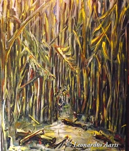 'The Hunter with dog' for sale, by Leon Aarts