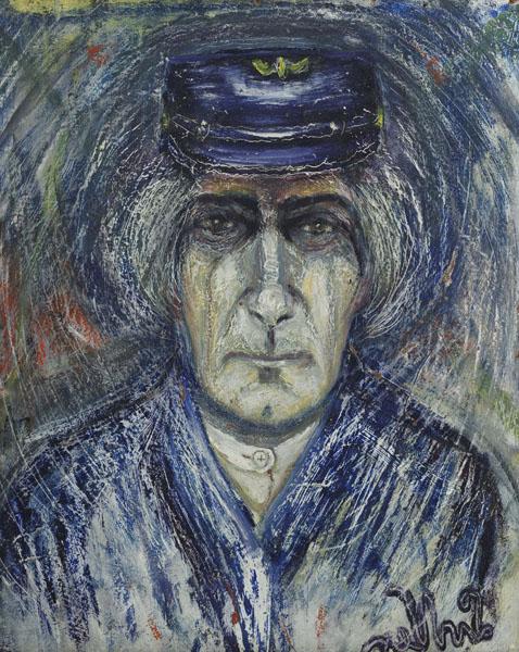 Self portrait by by Grandfather, Leonardus Van de Ven (Aarts family collection)