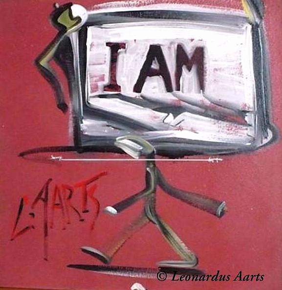 I AM running around in circles, by Leon Aarts (gifted to Janice)