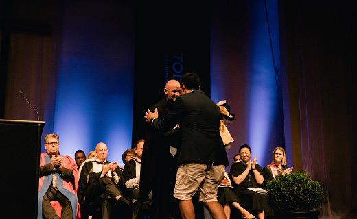 Student receives an award at last year's Toi Ohomai Graduation  