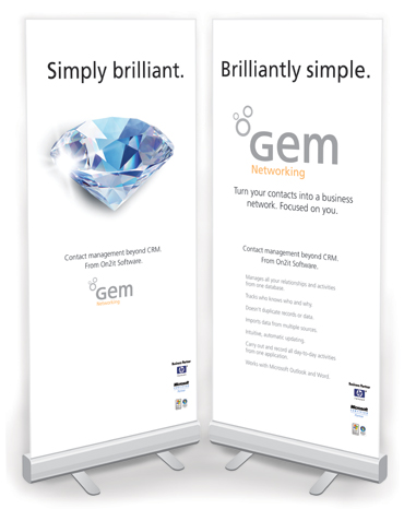 Simply brilliant. Brilliantly simple. Launch banners.