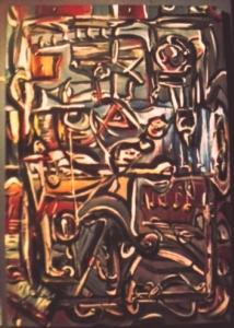 'Javelin thrower' by Leon Aarts (sold)